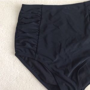 ADORABLE high-waisted black bathing suit bottoms!