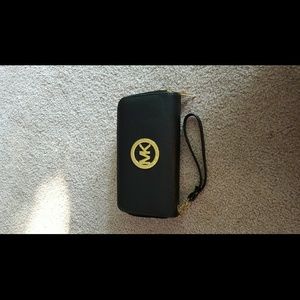 Black mk inspired wallet NWOT