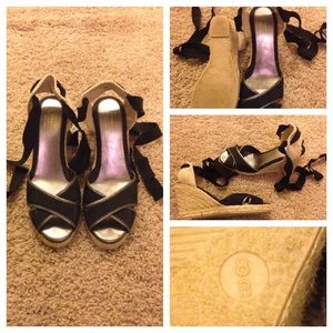 Authentic COACH Black Espadrilles