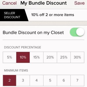 Bundle discount
