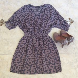 Express leopard dress