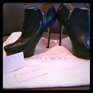 Jimmy Choo Leather Booties 37.5