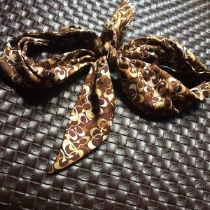 Coach purse/head scarf