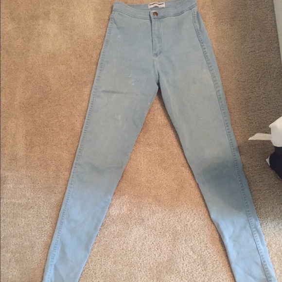 Light wash easy jeans American apparel