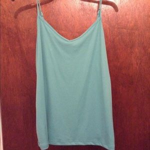 Turquoise v-neck camisole