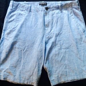 Sky blue Express shorts