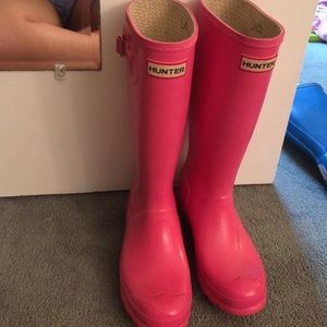 Pink Hunter Boots