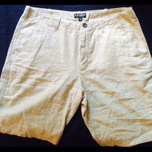 Tan express shorts