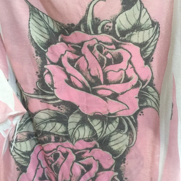 Pink & White Flowered Blouse - Picture 2 of 2