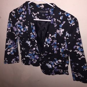 Floral blazer