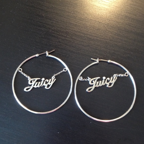Juicy Couture hoop earrings