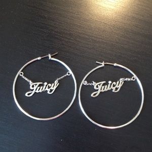 Juicy Couture hoop earrings