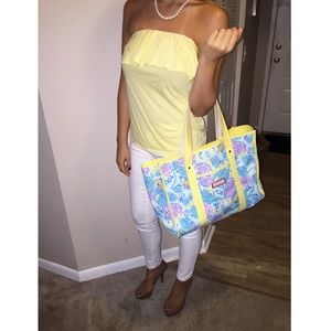 Lilly Pulitzer strapless top