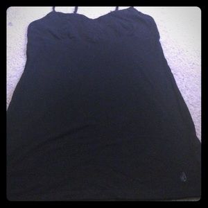Black volcom tank top xl