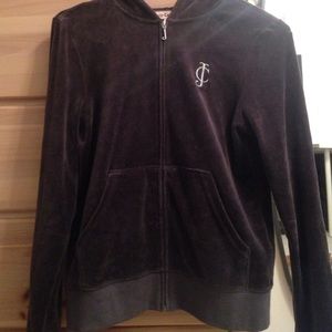 Juicy Couture Gray Track Jacket Large