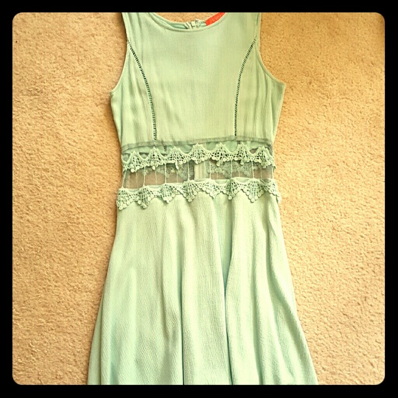 Aqua summer dress