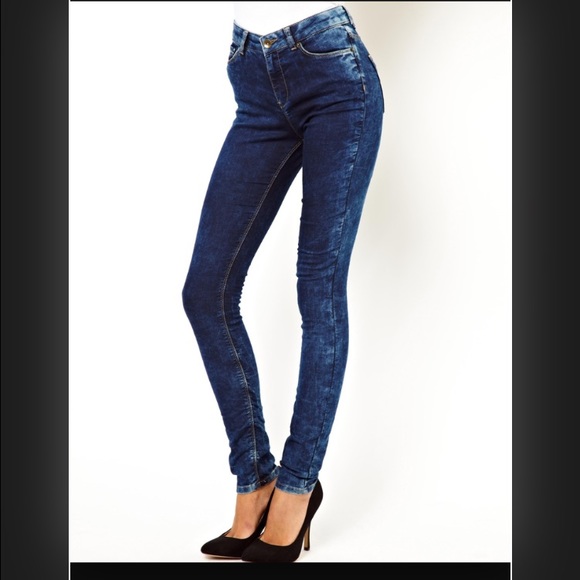 Asos Ridley High Waist Ultra Skinny Jeans