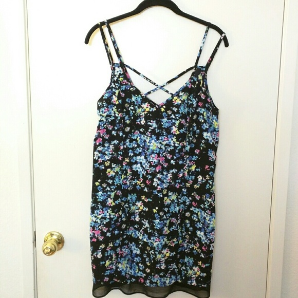 Forever 21 Floral Slip Dress (size small)