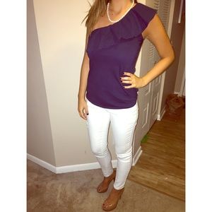 Lilly Pulitzer one shoulder top