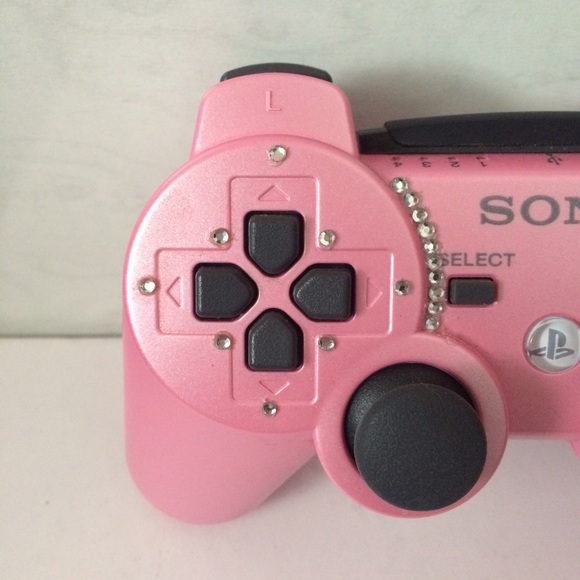 ON HOLD šCustom Rhinestoned Playstation controller! - Picture 3 of 4