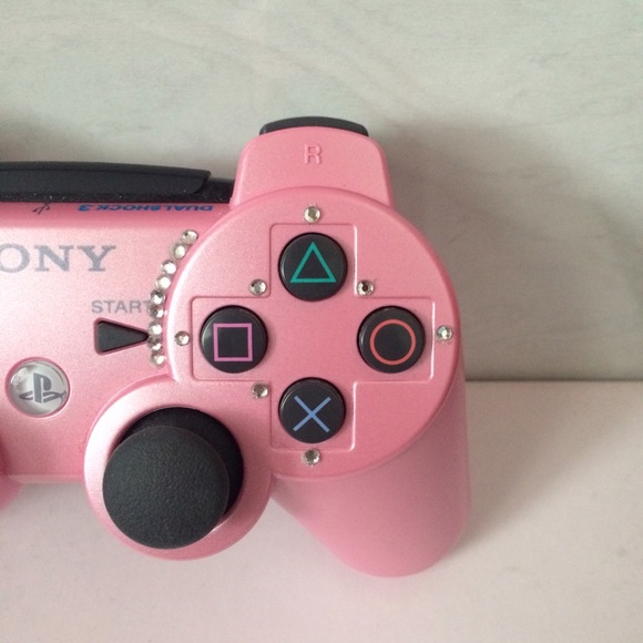 ON HOLD šCustom Rhinestoned Playstation controller! - Picture 4 of 4
