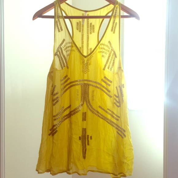 Beaded Tunic Top