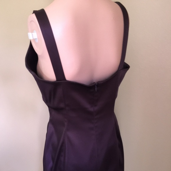 Eggplant / brownish dress - Picture 3 of 4