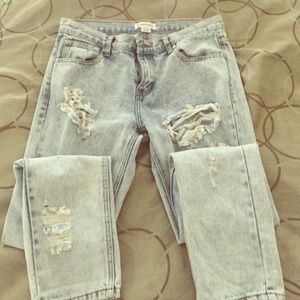 Nasty gal destruction jeans