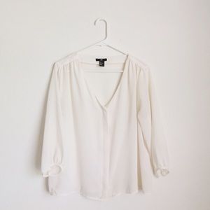 H&M Sheer Button Up