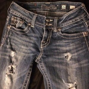 Straight leg miss me jeans