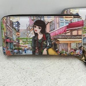 "It girl 5" wallet - two zipper