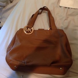 Michael Kors light brown tote