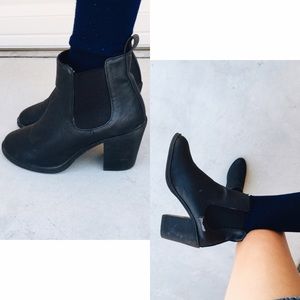 H&M black booties
