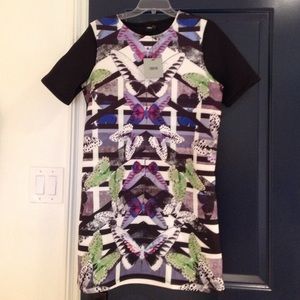 Asos butterfly print dress