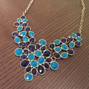 Francesca's Collections Jewelry - Navy and Turquoise Statement Necklace Francesca's Collections Jewelry - Navy and Turquoise Statement Necklace