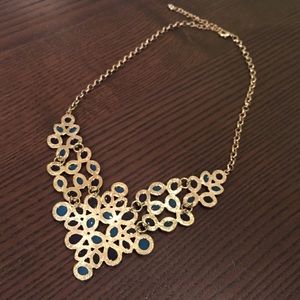 Francesca's Collections Jewelry - Navy and Turquoise Statement Necklace Francesca's Collections Jewelry - Navy and Turquoise Statement Necklace