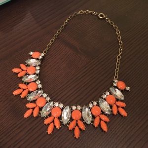 Jewelry - Gold and Orange Statement Necklace Jewelry - Gold and Orange Statement Necklace