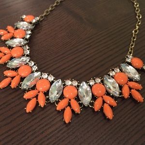 Jewelry - Gold and Orange Statement Necklace Jewelry - Gold and Orange Statement Necklace