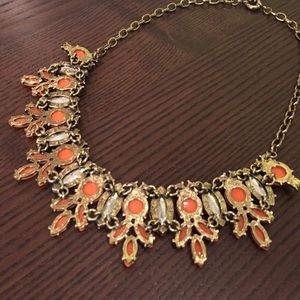Jewelry - Gold and Orange Statement Necklace Jewelry - Gold and Orange Statement Necklace