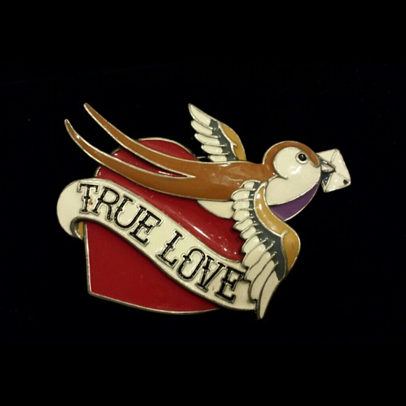 TRUE LOVE belt buckle made by brand Liquor