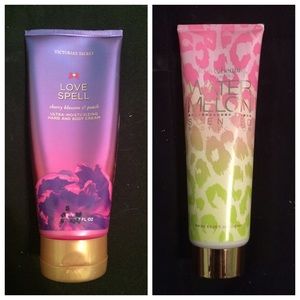 VS and F21 Lotions