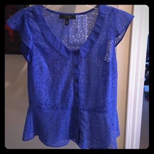 Blue laser cut top