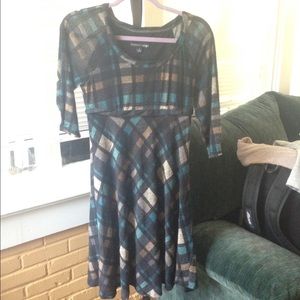 Plaid sweater dress! For those chilly nights