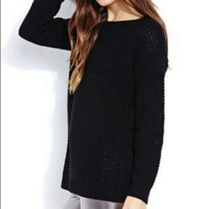 BLCK KNIT SWEATER.