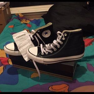 High top converse black