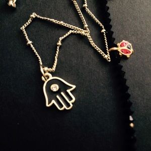 Hamsa Necklace and Bracelet