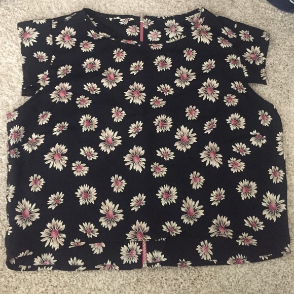 FLORAL CAP SLEEVE TOP