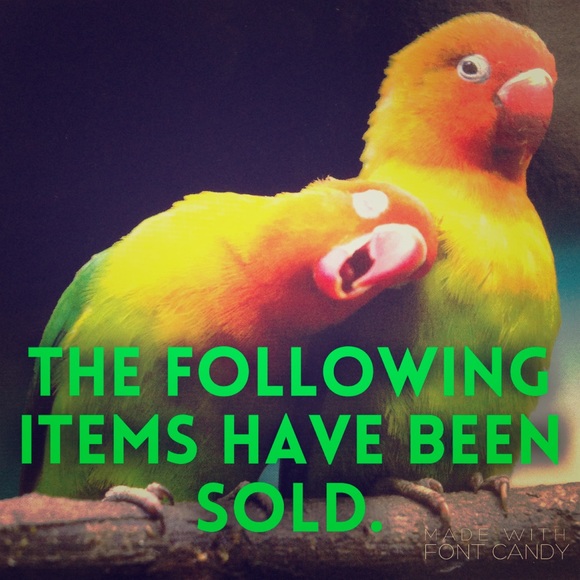 See the following for past sales!
