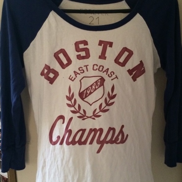 Boston Champs Baseball Tee