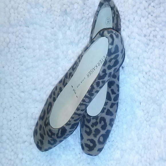peter kaiser leopard print shoes